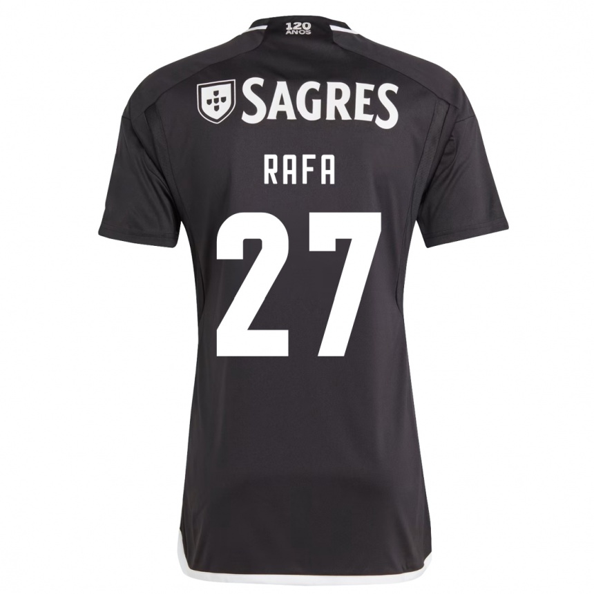 Hombre Fútbol Camiseta Rafa #27 Negro 2ª Equipación 2023/24