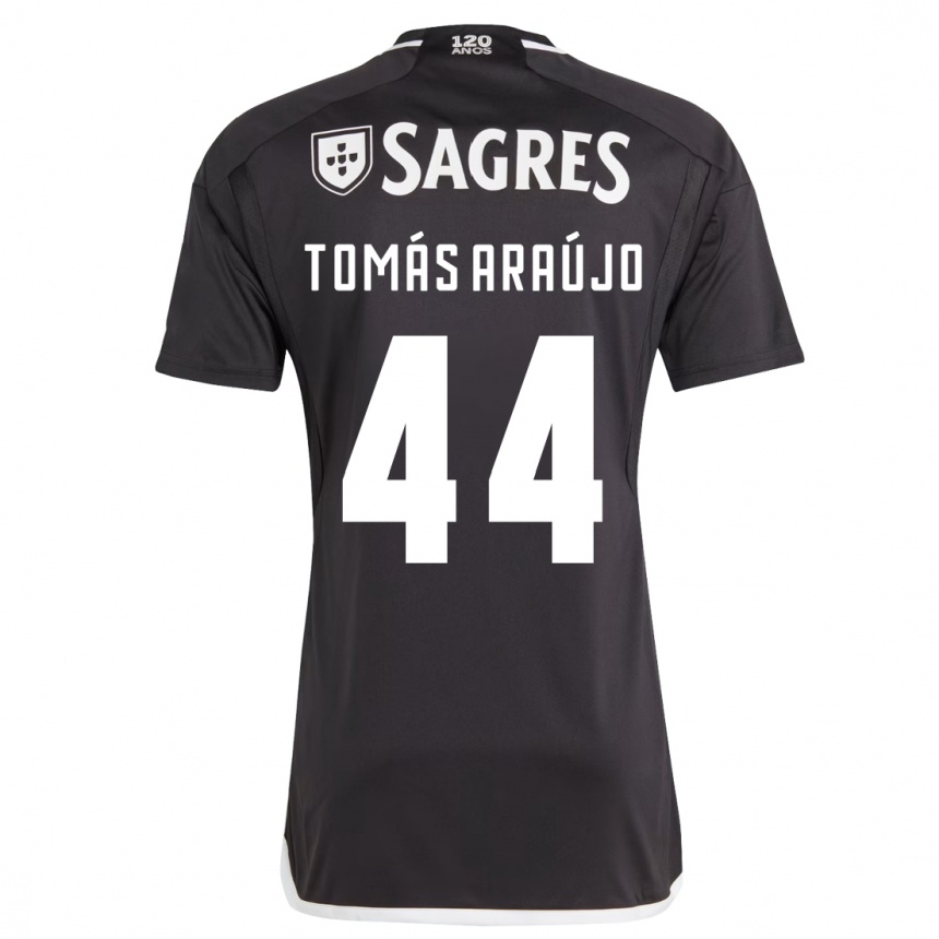 Hombre Fútbol Camiseta Tomás Araújo #44 Negro 2ª Equipación 2023/24