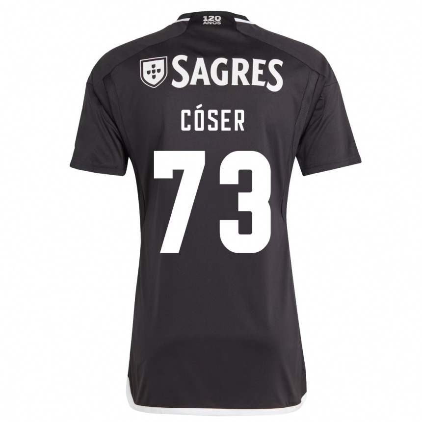 Hombre Fútbol Camiseta Tiago Cóser #73 Negro 2ª Equipación 2023/24