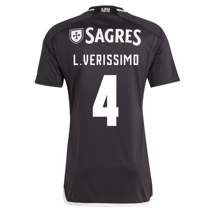 Hombre Fútbol Camiseta Lucas Verissimo #4 Negro 2ª Equipación 2023/24