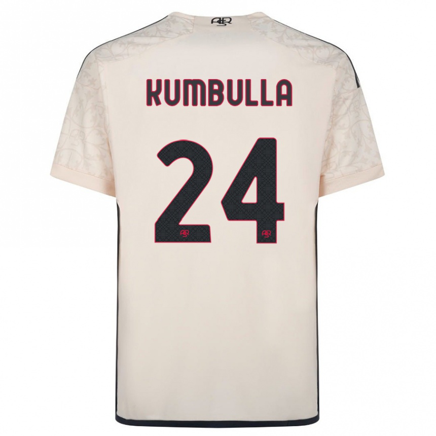 Hombre Fútbol Camiseta Marash Kumbulla #24 Blanquecino 2ª Equipación 2023/24