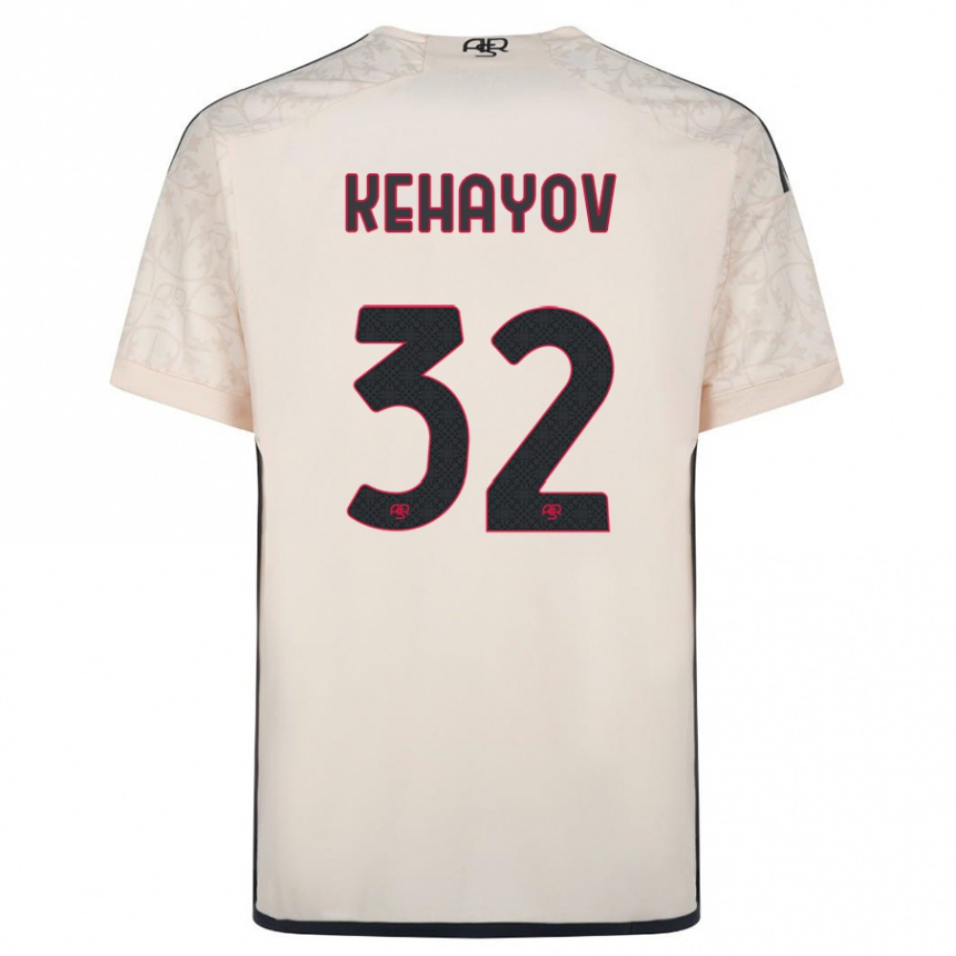 Hombre Fútbol Camiseta Atanas Kehayov #32 Blanquecino 2ª Equipación 2023/24