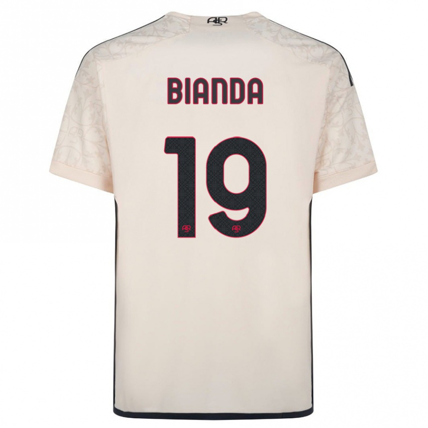 Hombre Fútbol Camiseta William Bianda #19 Blanquecino 2ª Equipación 2023/24