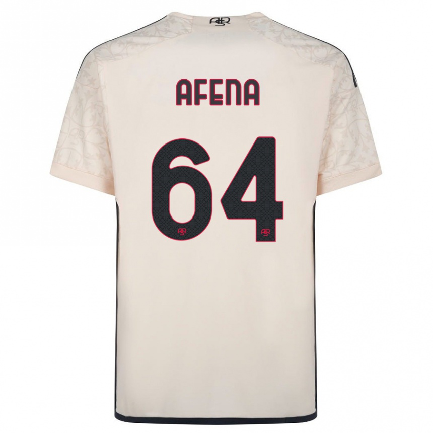 Hombre Fútbol Camiseta Felix Afena-Gyan #64 Blanquecino 2ª Equipación 2023/24