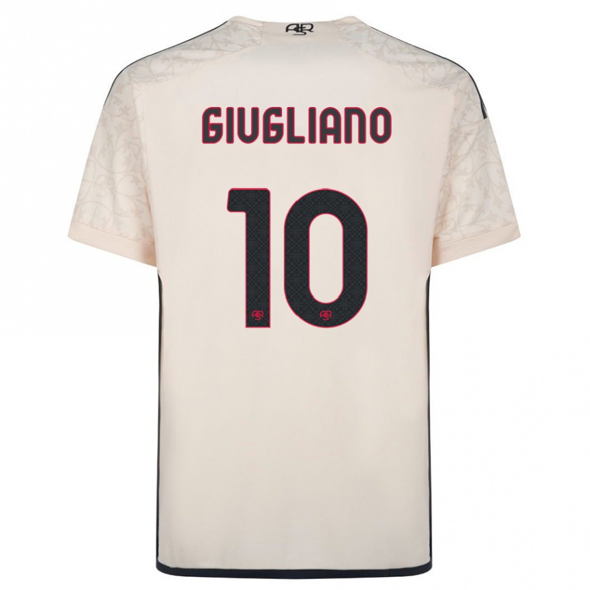 Hombre Fútbol Camiseta Manuela Giugliano #10 Blanquecino 2ª Equipación 2023/24