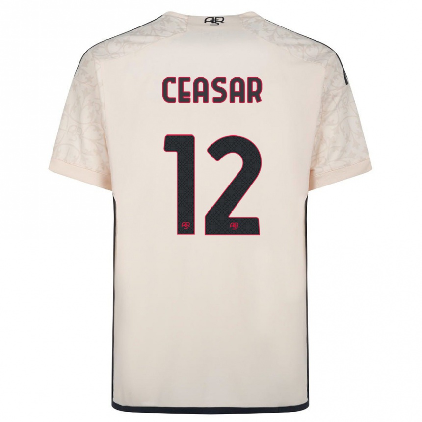 Hombre Fútbol Camiseta Camelia Ceasar #12 Blanquecino 2ª Equipación 2023/24