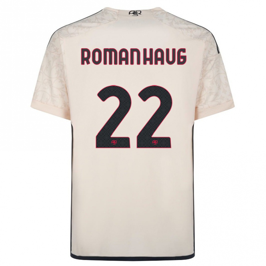 Hombre Fútbol Camiseta Sophie Roman Haug #22 Blanquecino 2ª Equipación 2023/24