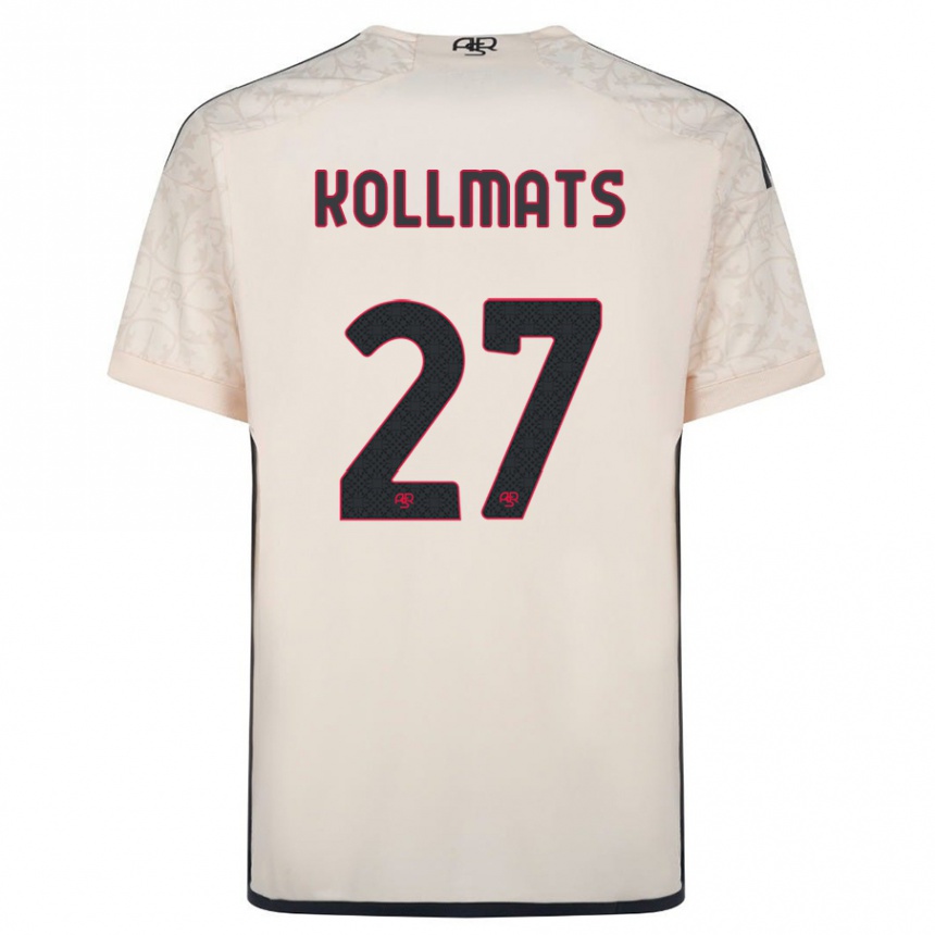 Hombre Fútbol Camiseta Beata Kollmats #27 Blanquecino 2ª Equipación 2023/24