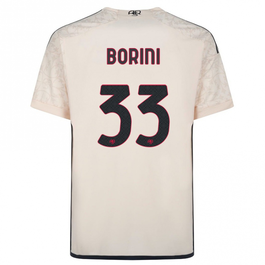 Hombre Fútbol Camiseta Joyce Borini #33 Blanquecino 2ª Equipación 2023/24