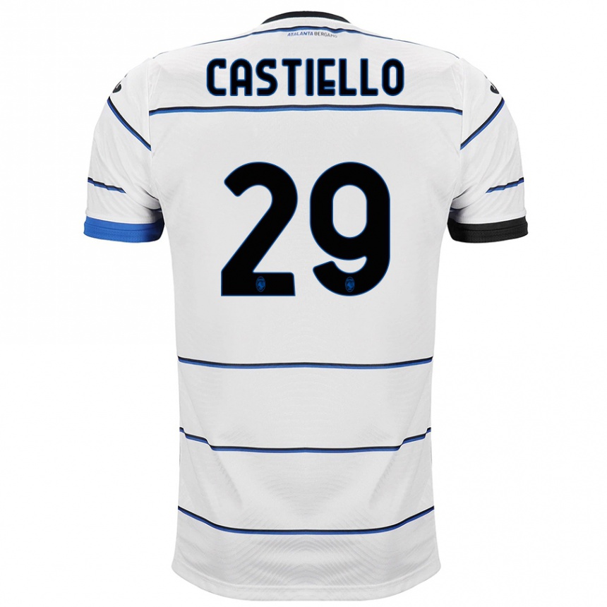 Hombre Fútbol Camiseta Alex Castiello #29 Blanco 2ª Equipación 2023/24