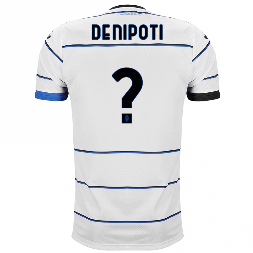 Hombre Fútbol Camiseta Tommaso De Nipoti #0 Blanco 2ª Equipación 2023/24