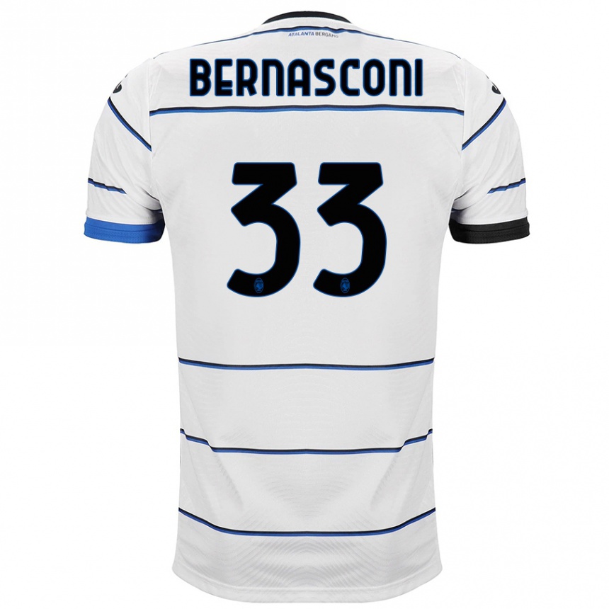 Hombre Fútbol Camiseta Lorenzo Bernasconi #33 Blanco 2ª Equipación 2023/24