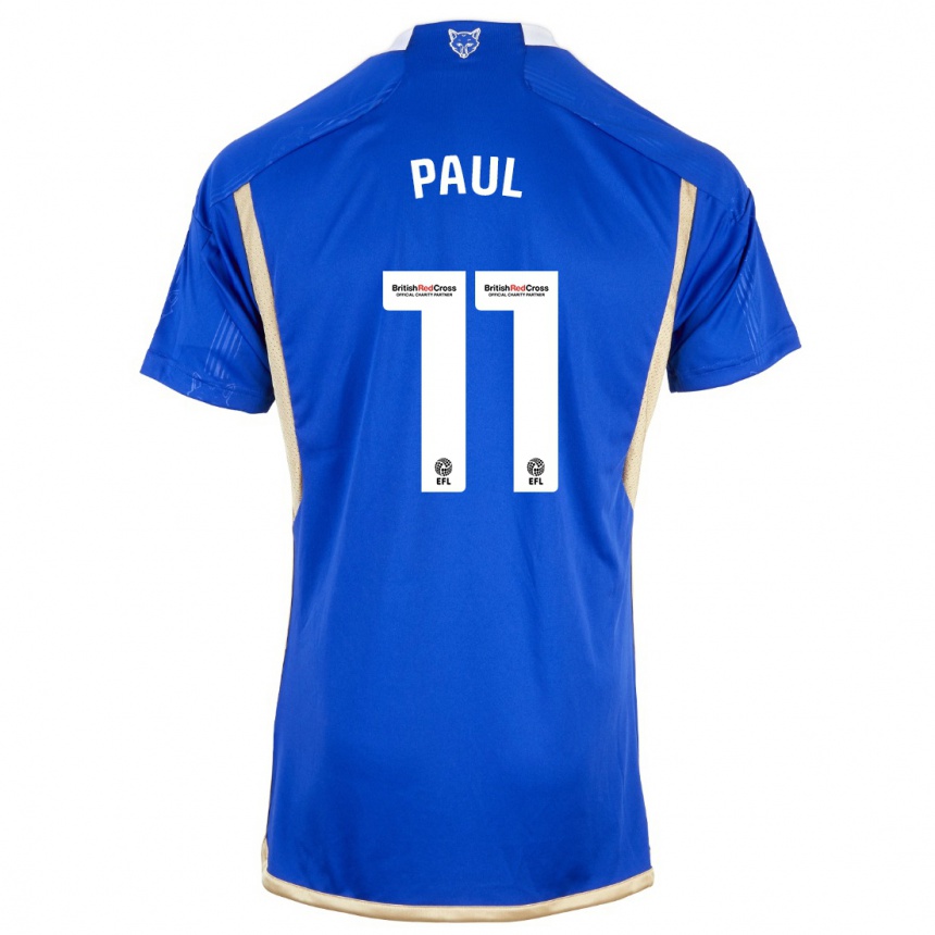 Mujer Fútbol Camiseta Lachante Paul #11 Azul Real 1ª Equipación 2023/24