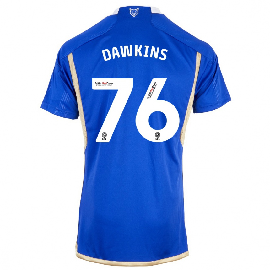 Mujer Fútbol Camiseta Kartell Dawkins #76 Azul Real 1ª Equipación 2023/24