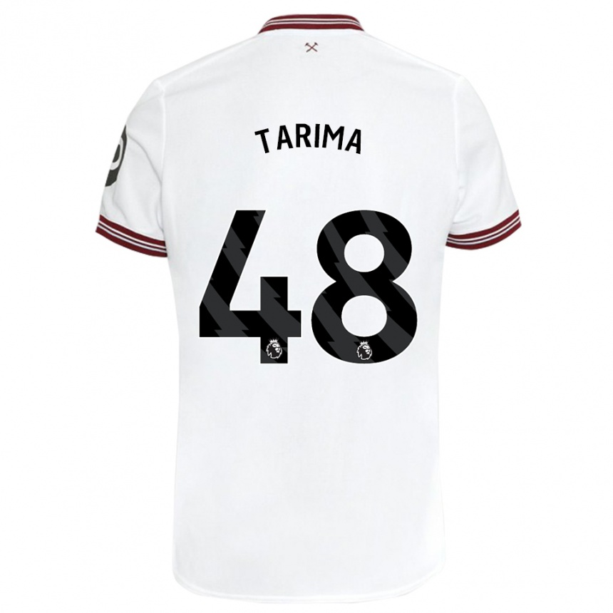 Mujer Fútbol Camiseta Sean Tarima #48 Blanco 2ª Equipación 2023/24