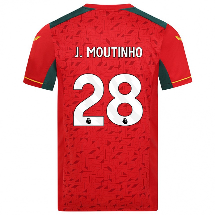 Mujer Fútbol Camiseta Joao Moutinho #28 Rojo 2ª Equipación 2023/24