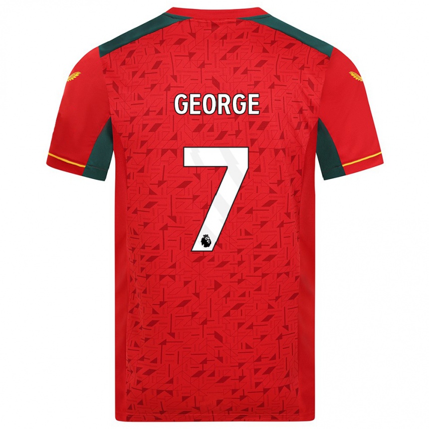 Mujer Fútbol Camiseta Tammi George #7 Rojo 2ª Equipación 2023/24