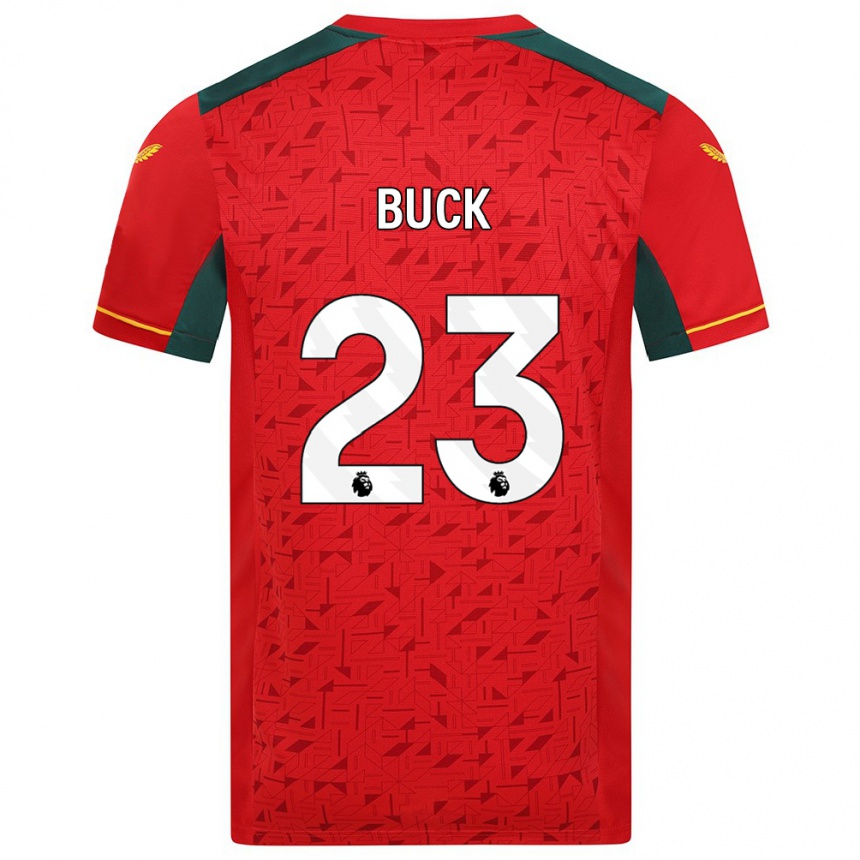 Mujer Fútbol Camiseta Alex Buck #23 Rojo 2ª Equipación 2023/24