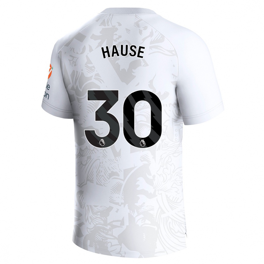 Mujer Fútbol Camiseta Kortney Hause #30 Blanco 2ª Equipación 2023/24