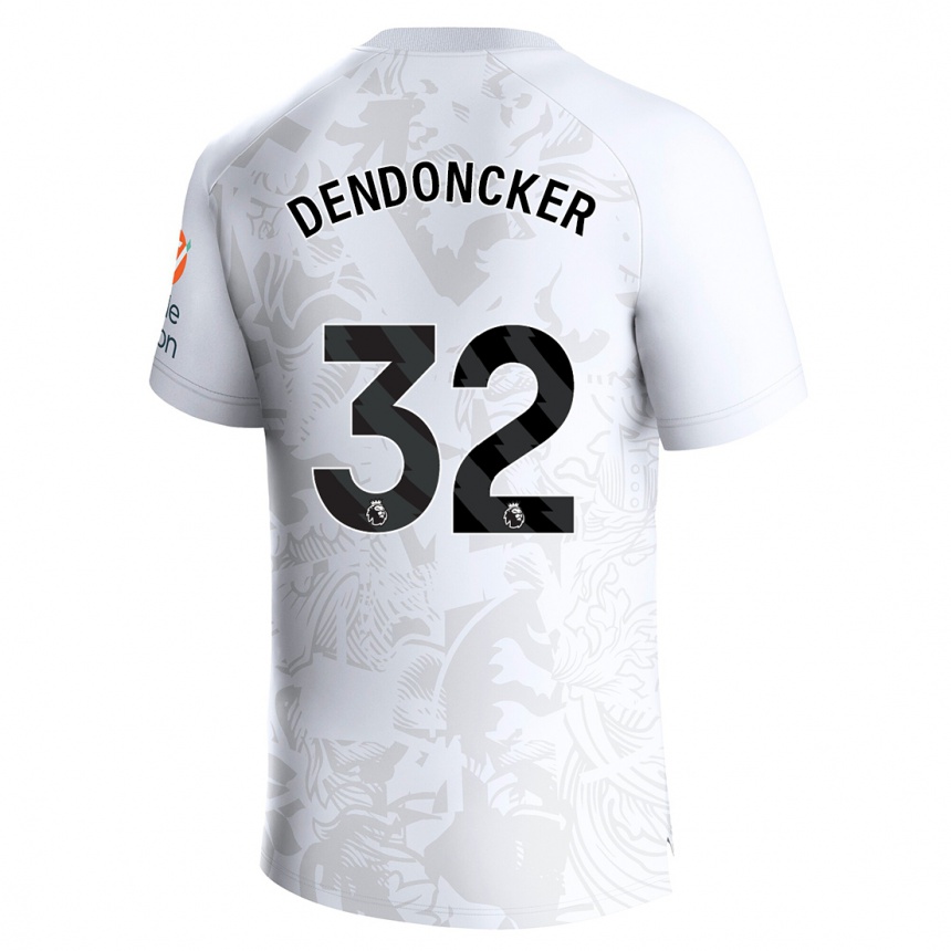 Mujer Fútbol Camiseta Leander Dendoncker #32 Blanco 2ª Equipación 2023/24