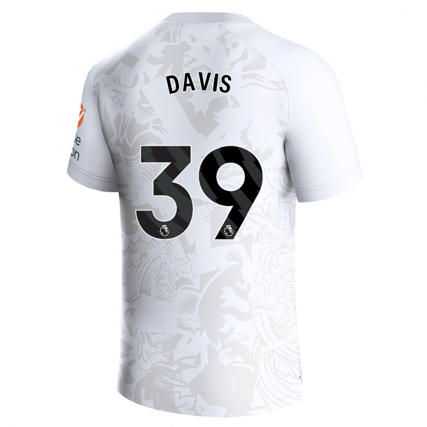 Mujer Fútbol Camiseta Keinan Davis #39 Blanco 2ª Equipación 2023/24