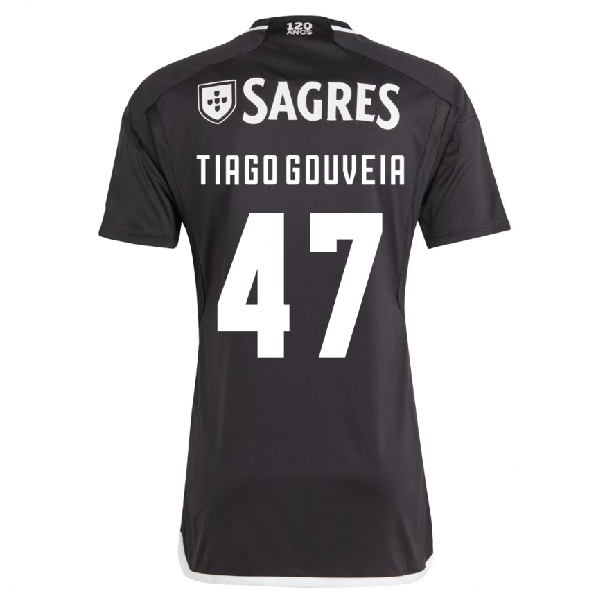 Mujer Fútbol Camiseta Tiago Gouveia #47 Negro 2ª Equipación 2023/24