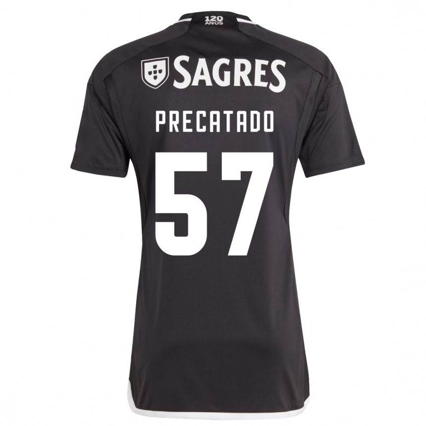 Mujer Fútbol Camiseta Precatado #57 Negro 2ª Equipación 2023/24