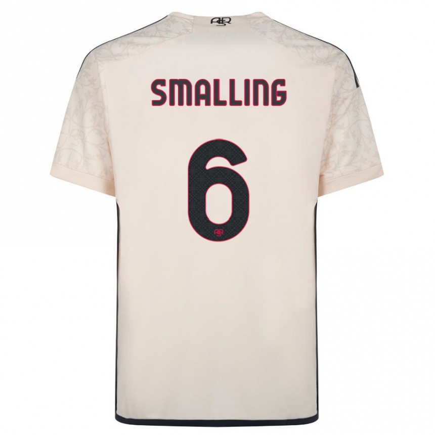 Mujer Fútbol Camiseta Chris Smalling #6 Blanquecino 2ª Equipación 2023/24