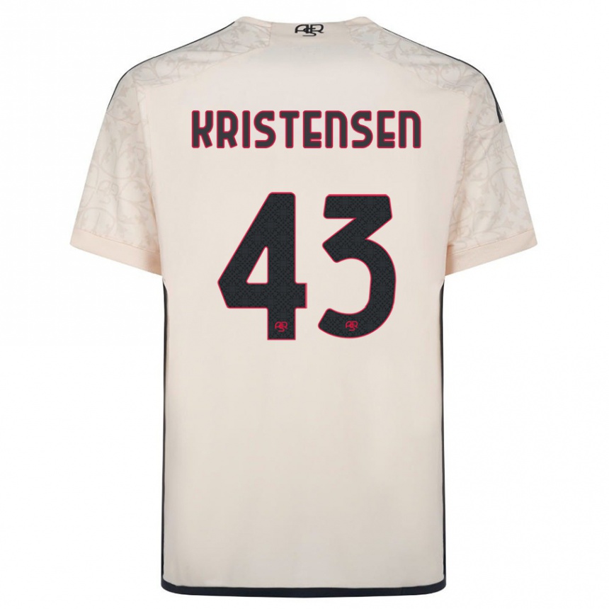 Mujer Fútbol Camiseta Rasmus Kristensen #43 Blanquecino 2ª Equipación 2023/24