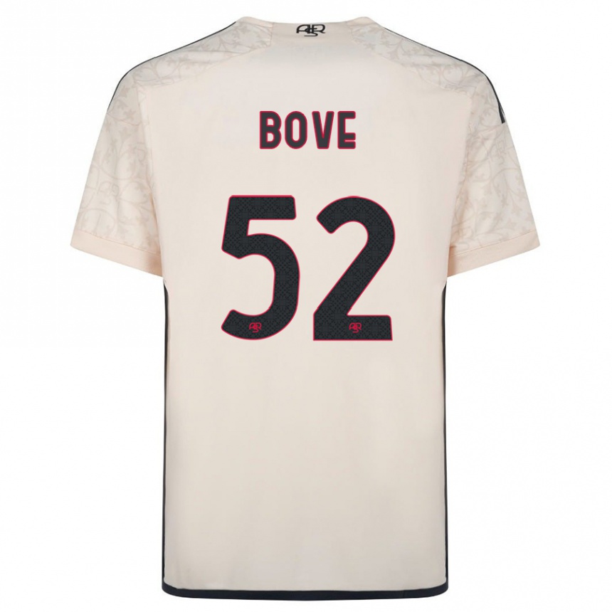 Mujer Fútbol Camiseta Edoardo Bove #52 Blanquecino 2ª Equipación 2023/24