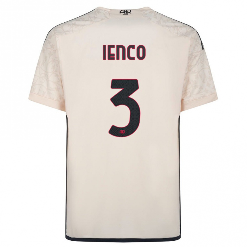 Mujer Fútbol Camiseta Simone Ienco #3 Blanquecino 2ª Equipación 2023/24