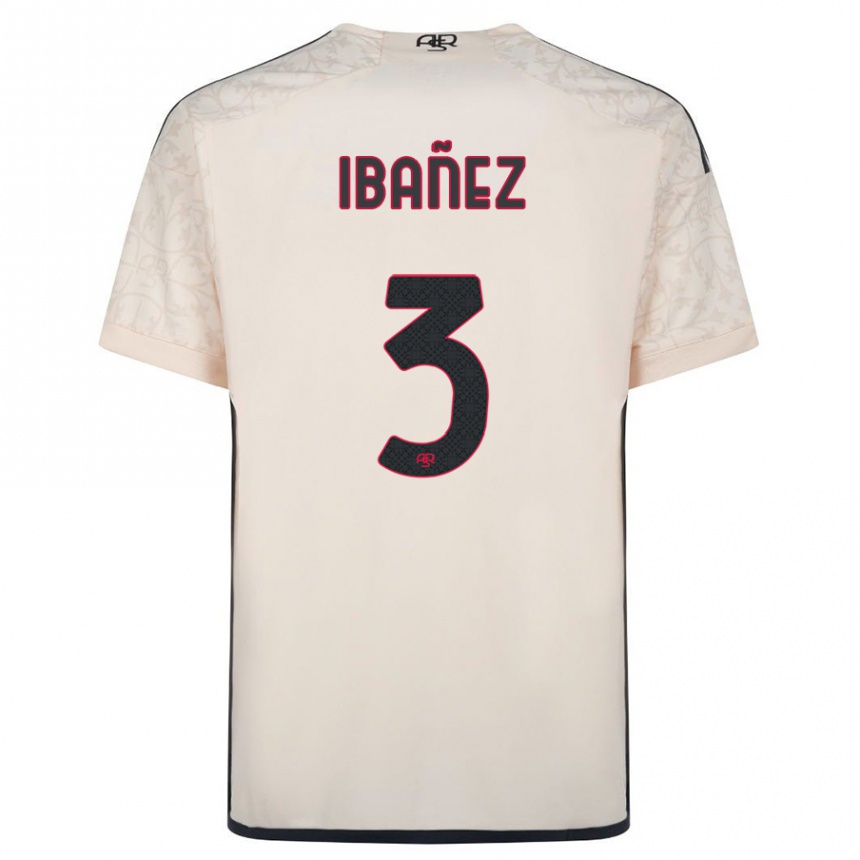 Mujer Fútbol Camiseta Roger Ibanez #3 Blanquecino 2ª Equipación 2023/24