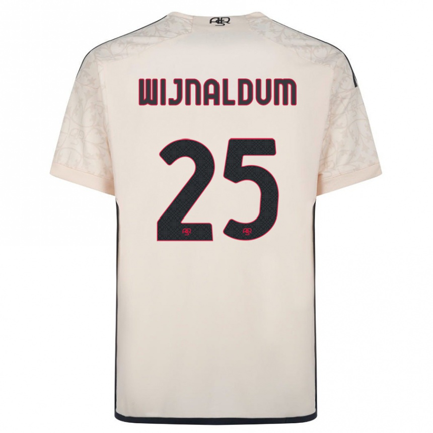 Mujer Fútbol Camiseta Georginio Wijnaldum #25 Blanquecino 2ª Equipación 2023/24