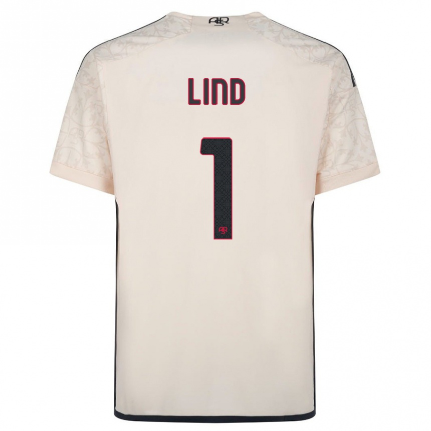 Mujer Fútbol Camiseta Emma Lind #1 Blanquecino 2ª Equipación 2023/24