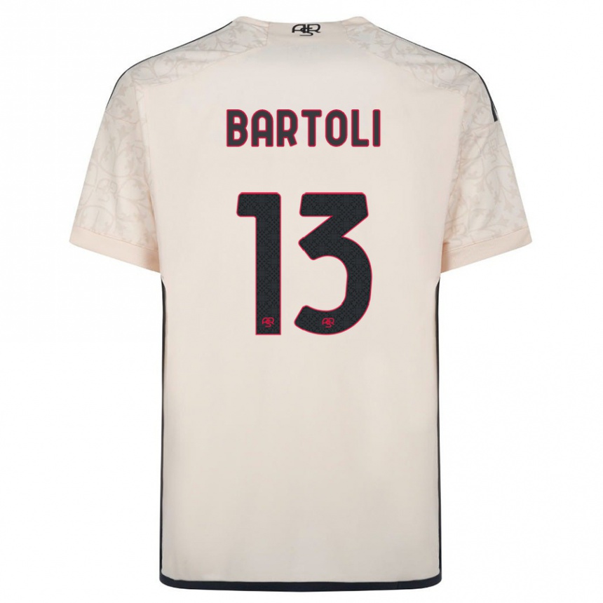 Mujer Fútbol Camiseta Elisa Bartoli #13 Blanquecino 2ª Equipación 2023/24