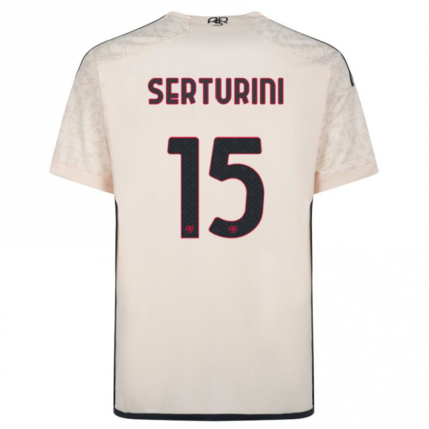 Mujer Fútbol Camiseta Annamaria Serturini #15 Blanquecino 2ª Equipación 2023/24