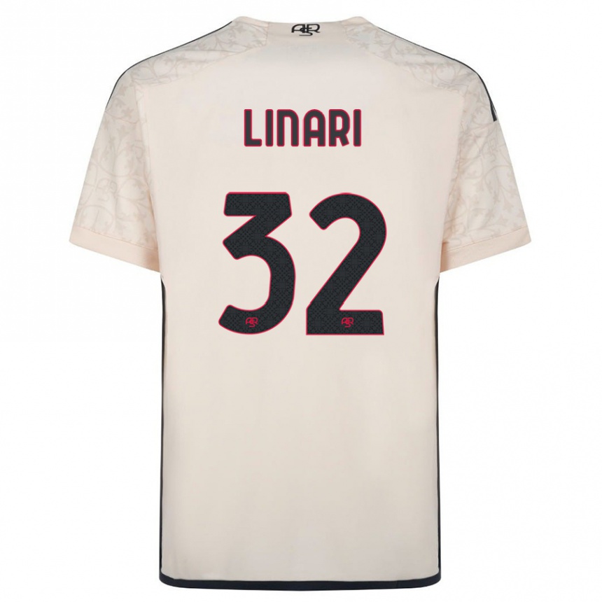 Mujer Fútbol Camiseta Elena Linari #32 Blanquecino 2ª Equipación 2023/24