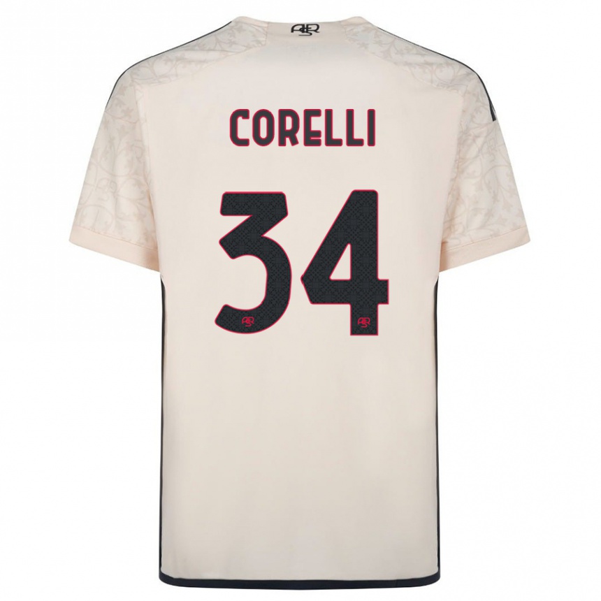 Mujer Fútbol Camiseta Alice Corelli #34 Blanquecino 2ª Equipación 2023/24