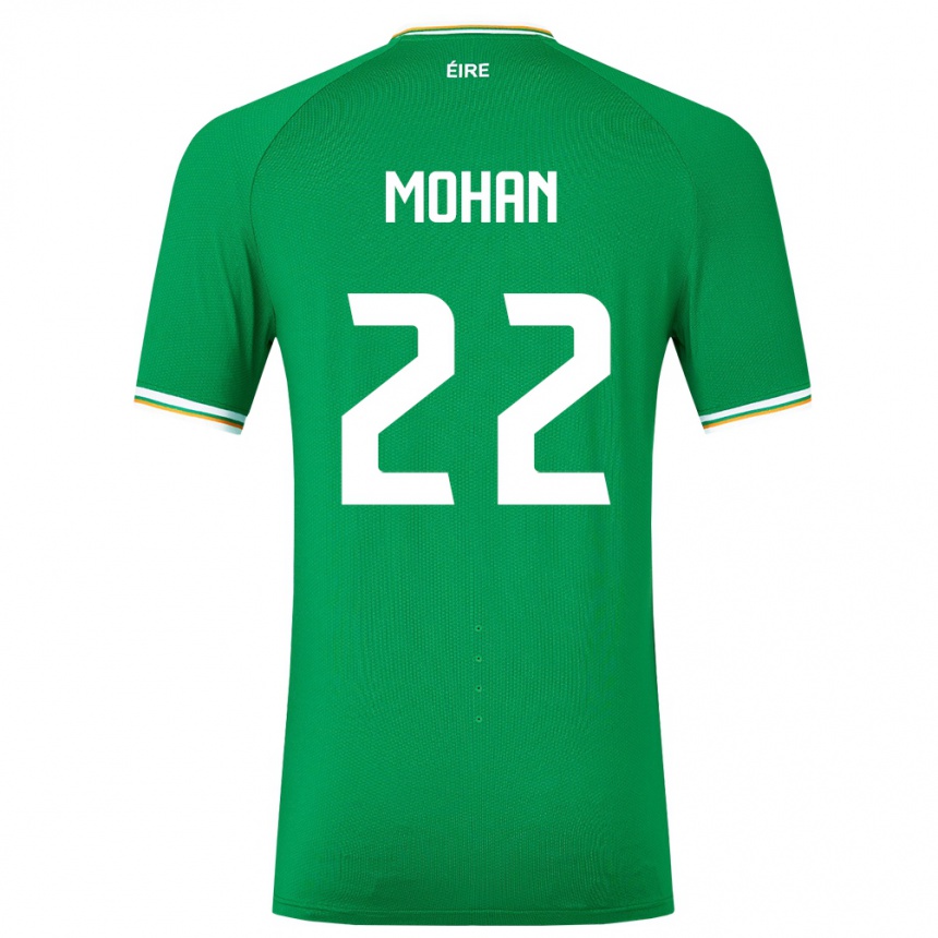 Niño Fútbol Camiseta Irlanda Stephen Mohan #22 Verde 1ª Equipación 24-26