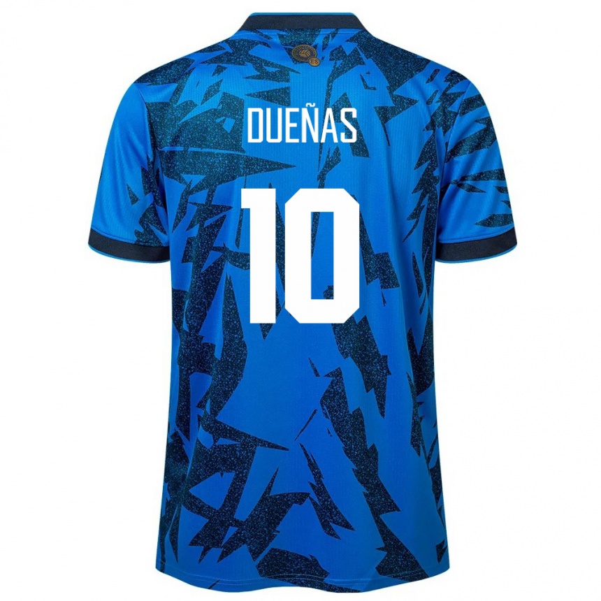 Niño Fútbol Camiseta El Salvador Enrico Dueñas #10 Azul 1ª Equipación 24-26