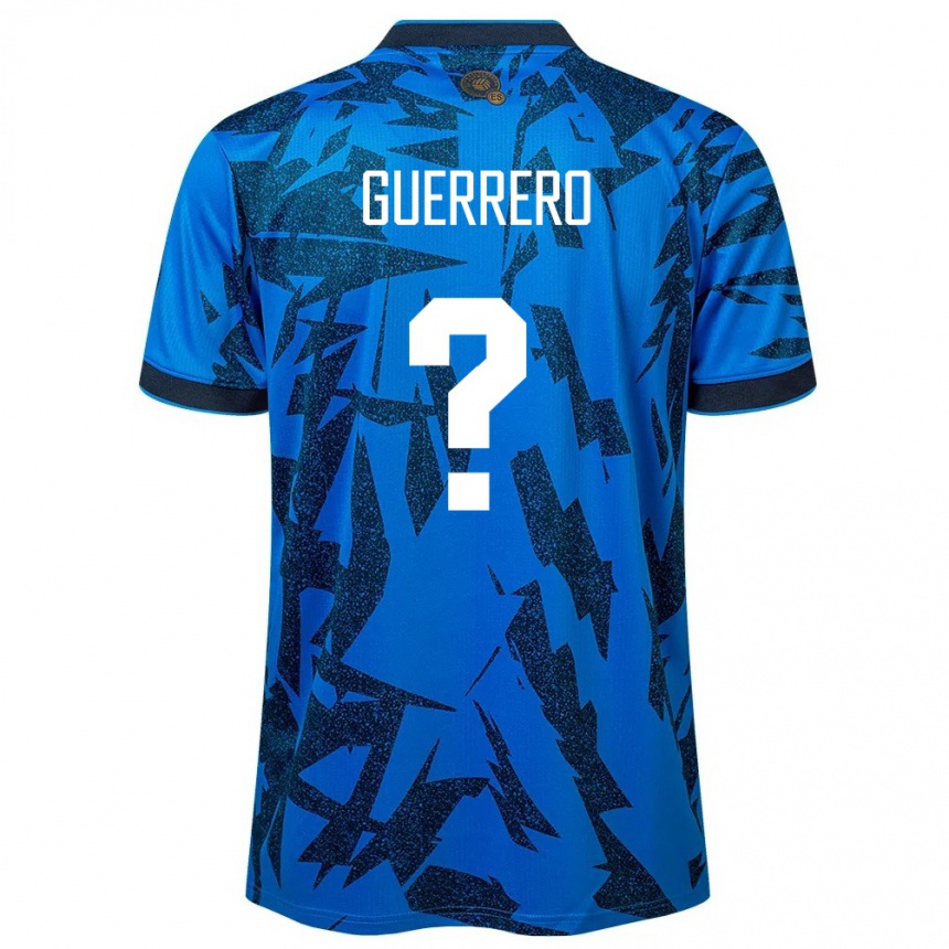 Niño Fútbol Camiseta El Salvador Alexander Guerrero #0 Azul 1ª Equipación 24-26