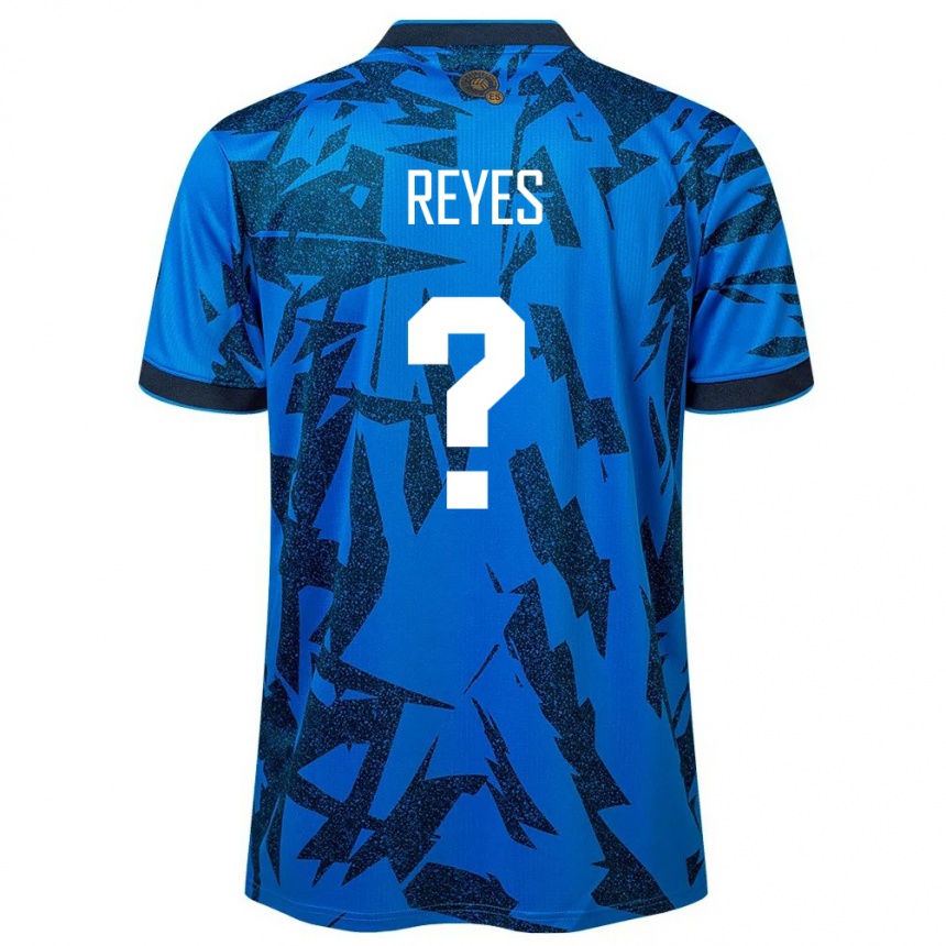 Niño Fútbol Camiseta El Salvador Jefferson Reyes #0 Azul 1ª Equipación 24-26