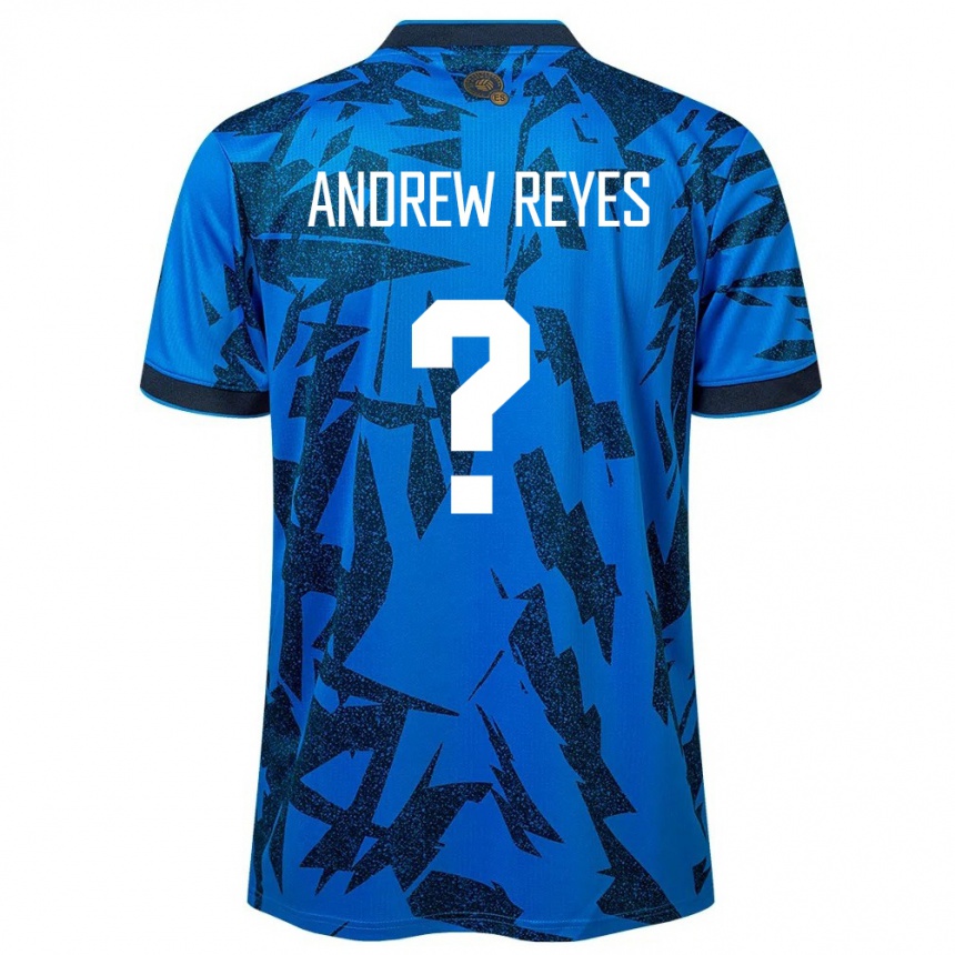 Niño Fútbol Camiseta El Salvador Andrew Reyes #0 Azul 1ª Equipación 24-26