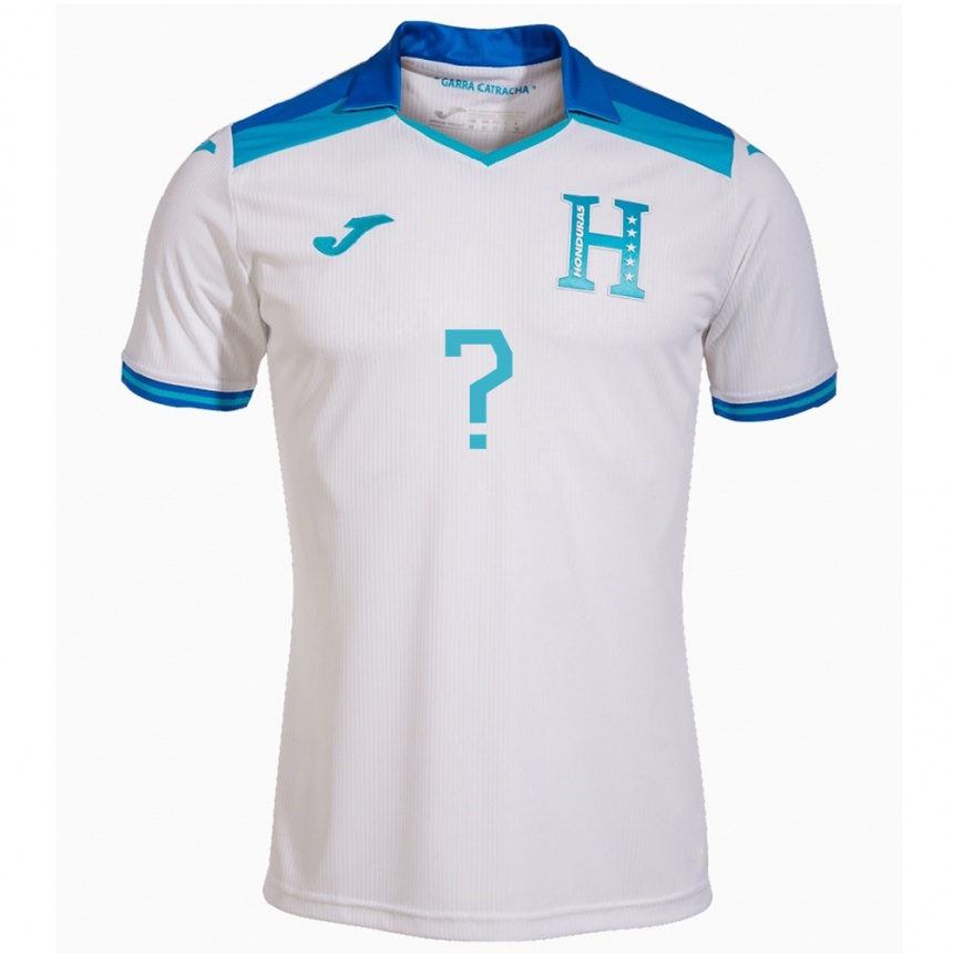 Niño Fútbol Camiseta Honduras Lesbia Puerto #0 Blanco 1ª Equipación 24-26