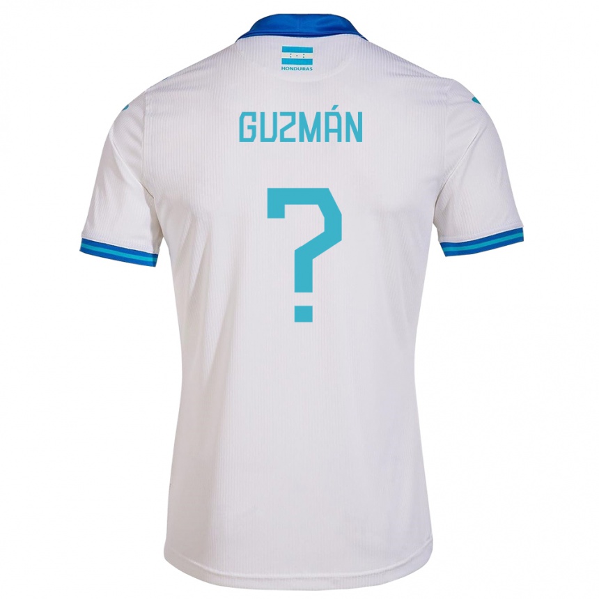 Niño Fútbol Camiseta Honduras Giselle Guzmán #0 Blanco 1ª Equipación 24-26