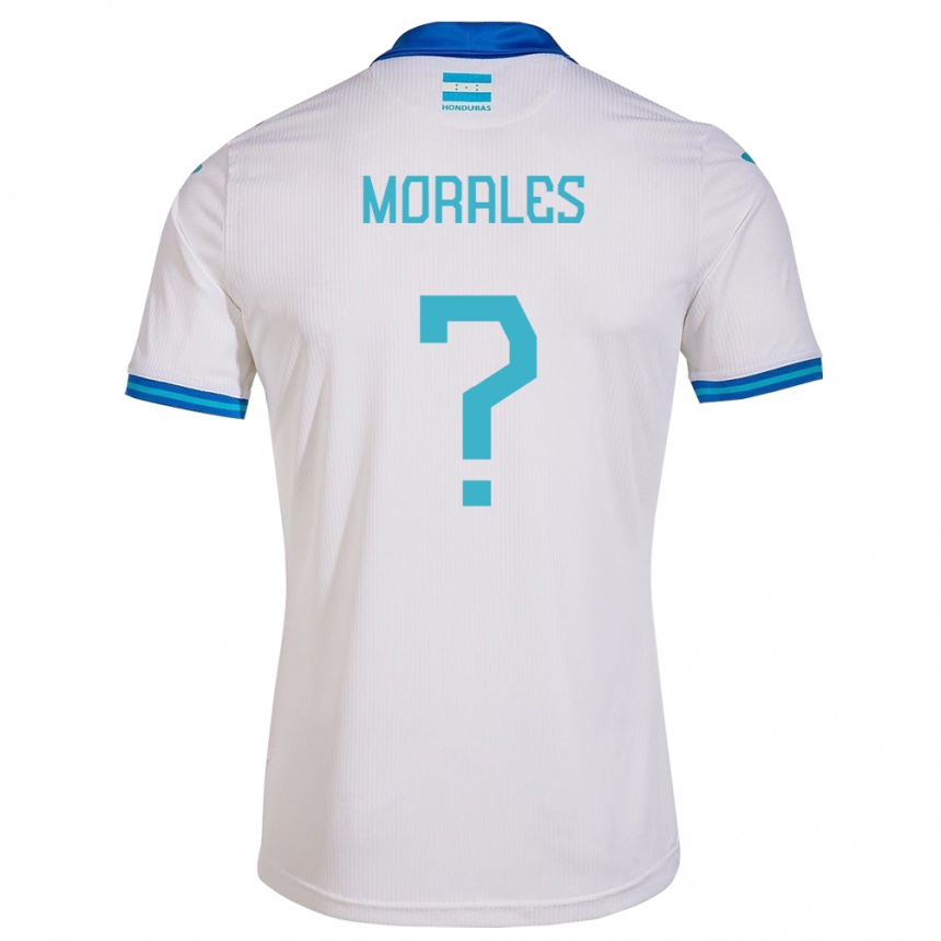 Niño Fútbol Camiseta Honduras Melida Morales #0 Blanco 1ª Equipación 24-26