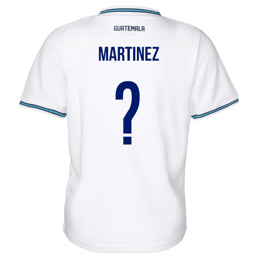 Niño Fútbol Camiseta Guatemala José Carlos Martinez #0 Blanco 1ª Equipación 24-26