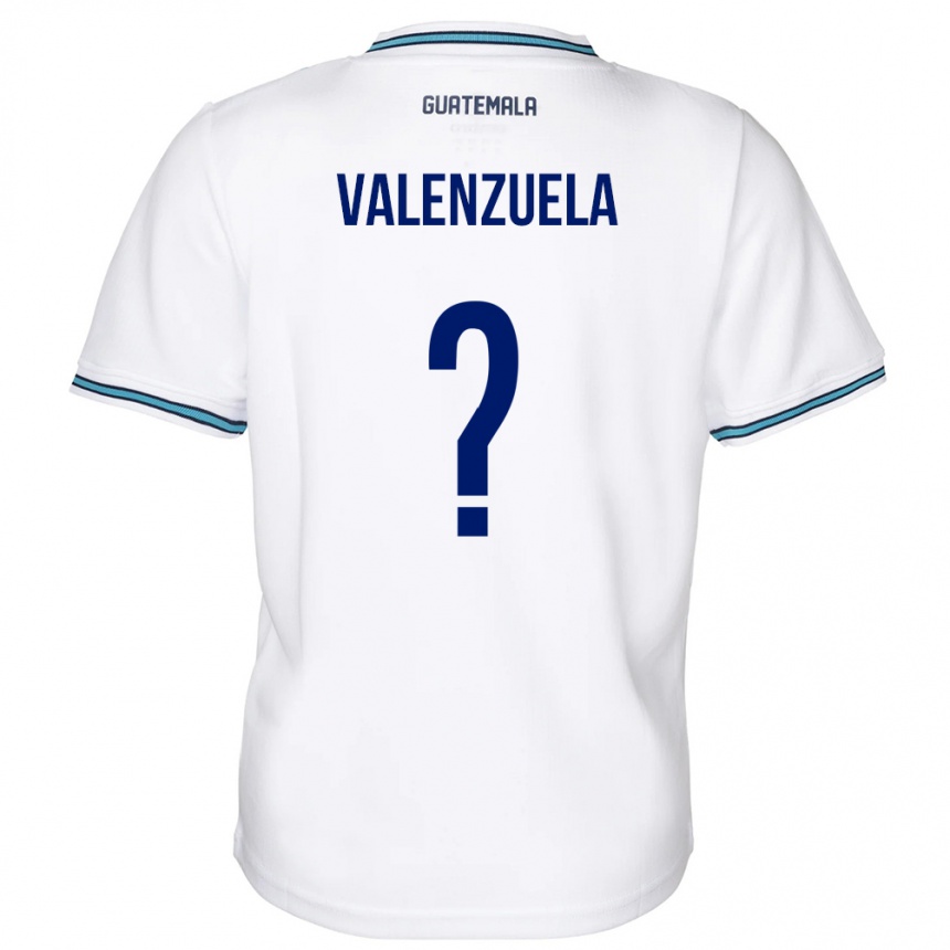 Niño Fútbol Camiseta Guatemala Briana Valenzuela #0 Blanco 1ª Equipación 24-26