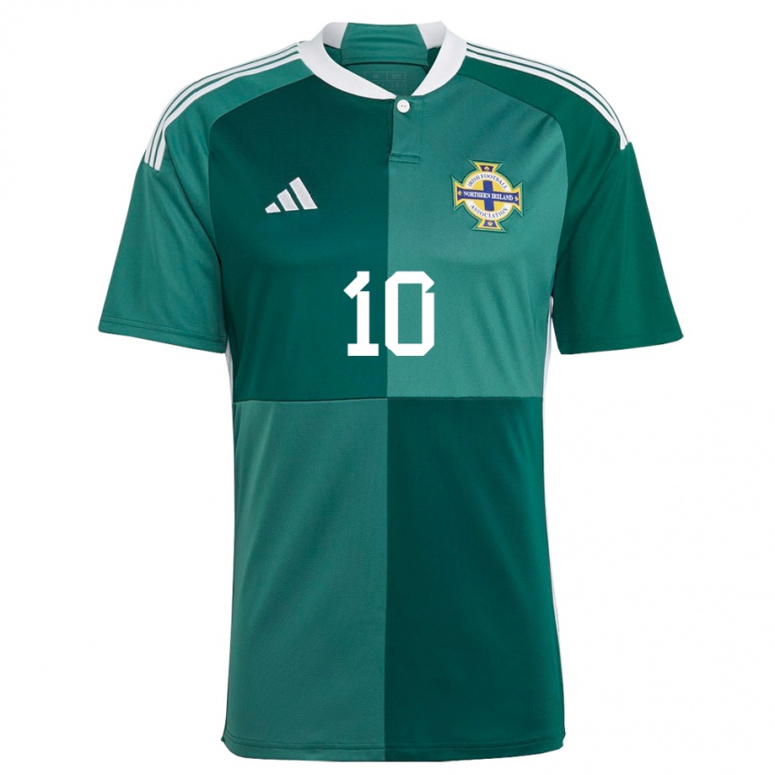 Niño Fútbol Camiseta Irlanda Del Norte Rachel Furness #10 Verde 1ª Equipación 24-26