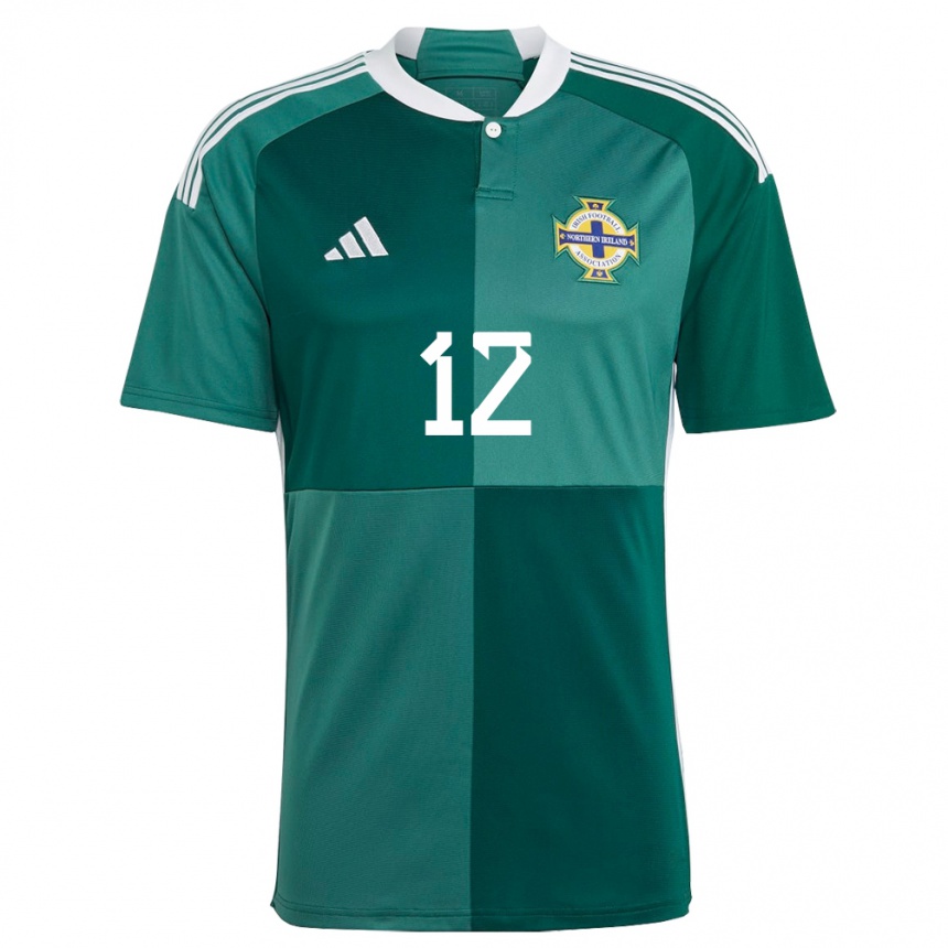 Niño Fútbol Camiseta Irlanda Del Norte Rachael Norney #12 Verde 1ª Equipación 24-26